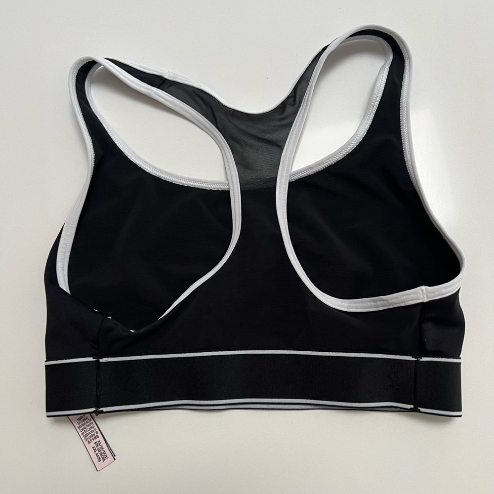 Victoria's Secret Black and Gray Sports Bra - Picture 2 of 2